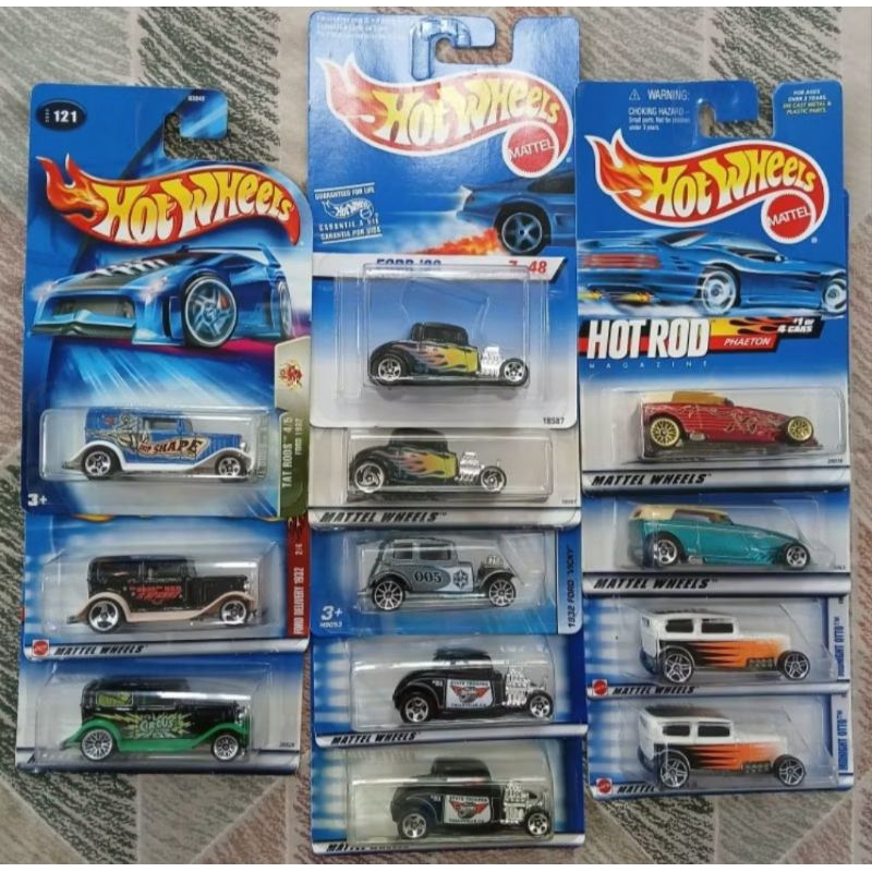 Hot Wheels Hot Rods •Bone Shaker •Hooligan •Mod Rod •Phaeton •Shoe Box ...