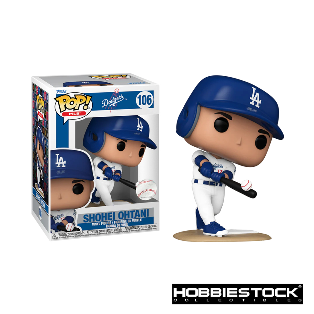 Funko POP! MLB: Mookie Betts & Albert Pujols - Figura Vinile 9,5 Cm, Collezione Dodgers, Regalo Per Fan