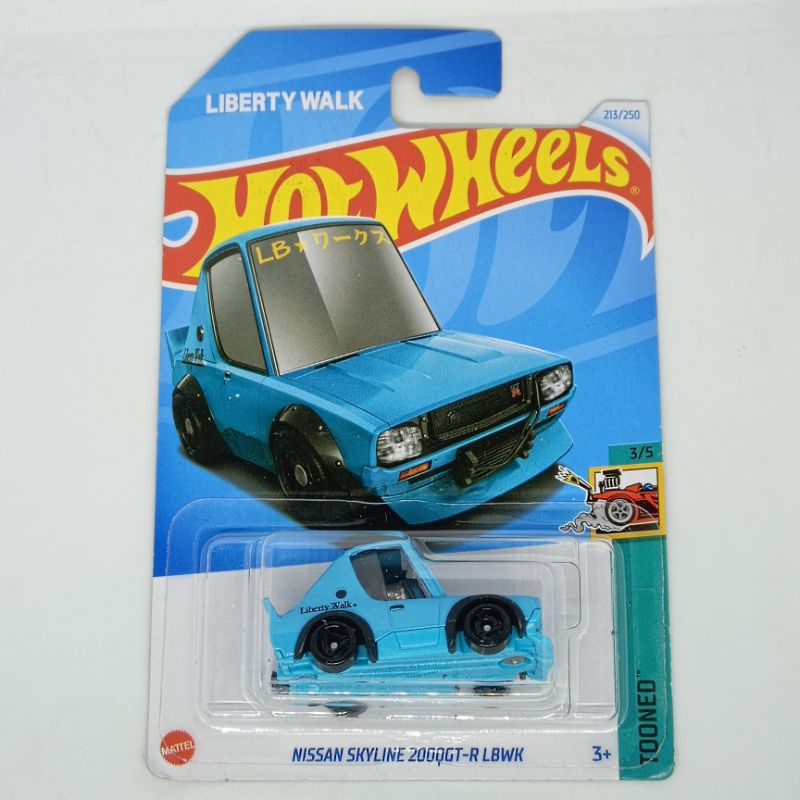 Hot Wheels Original Nissan Skyline 2000GT-R LBWK Tooned | Shopee ...