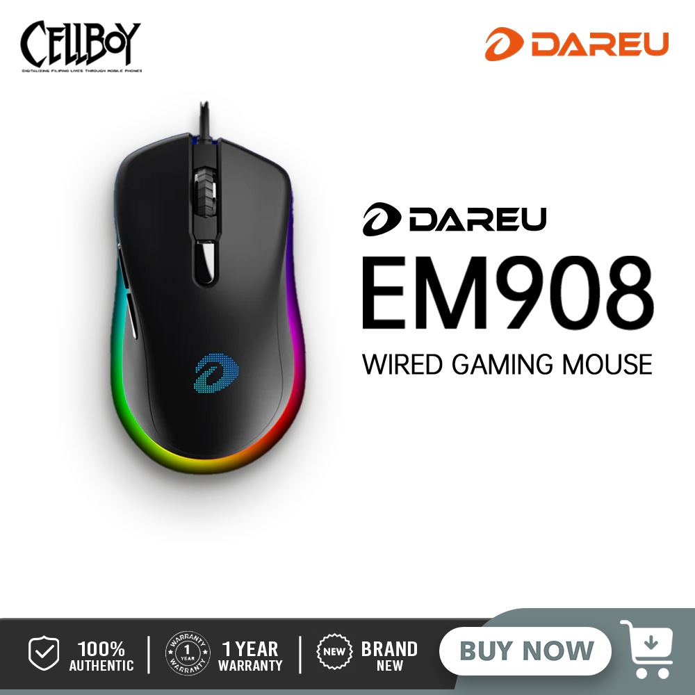 DAREU EM908 Wired Gaming Mouse | Shopee Philippines