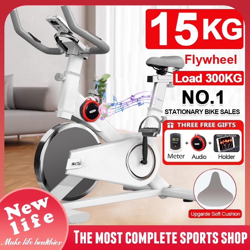 Exercise bikes for home workout, 15KG Flywhee Stationary Bike, home  spinning bike for exercise biike