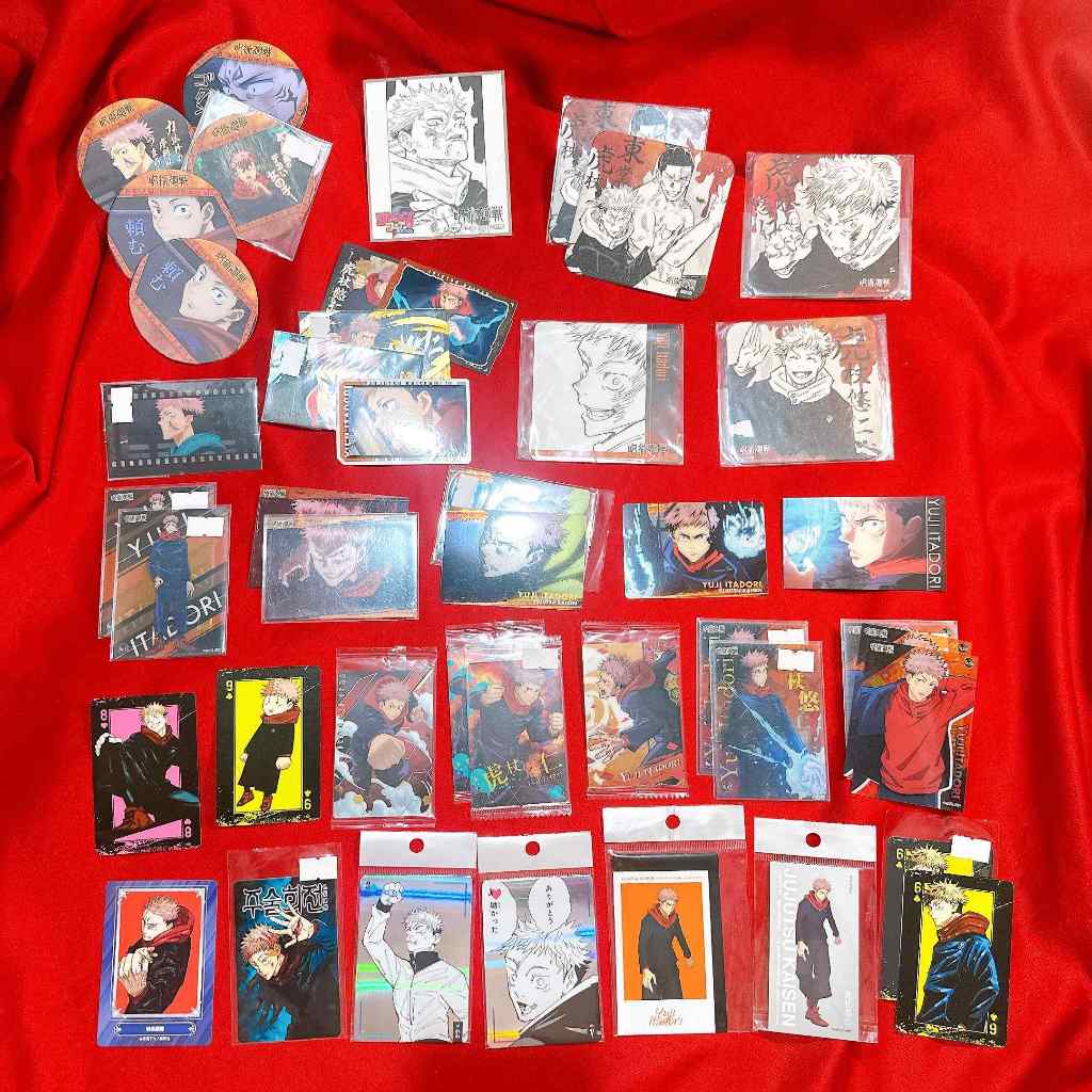 OFFICIAL Jujutsu Kaisen Paper Merch Clear Bromide Photo Sticker Card ...