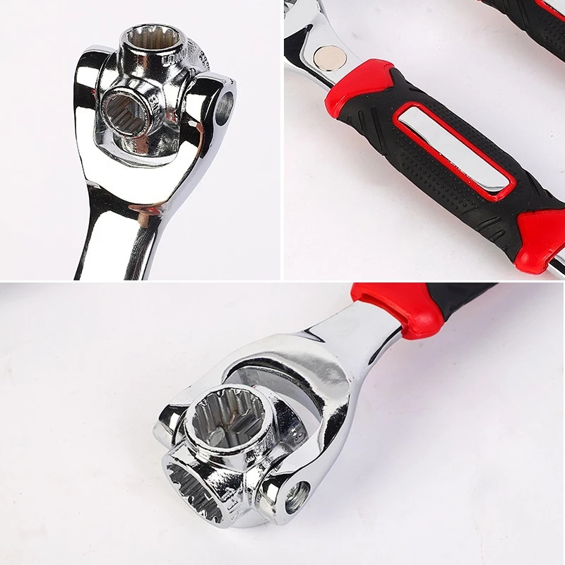 Tiger Wrench Tool with 360 Degree Rotating Head Spanner Tool for Home ...