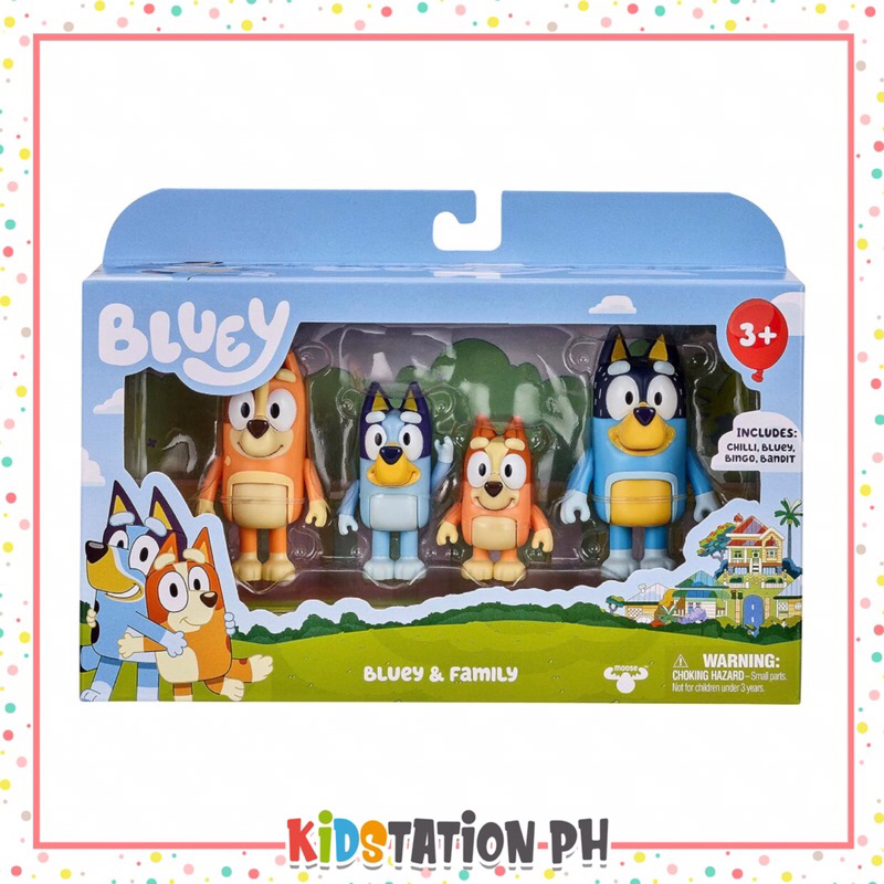 Bluey and Family Figure 4Pack | Shopee Philippines