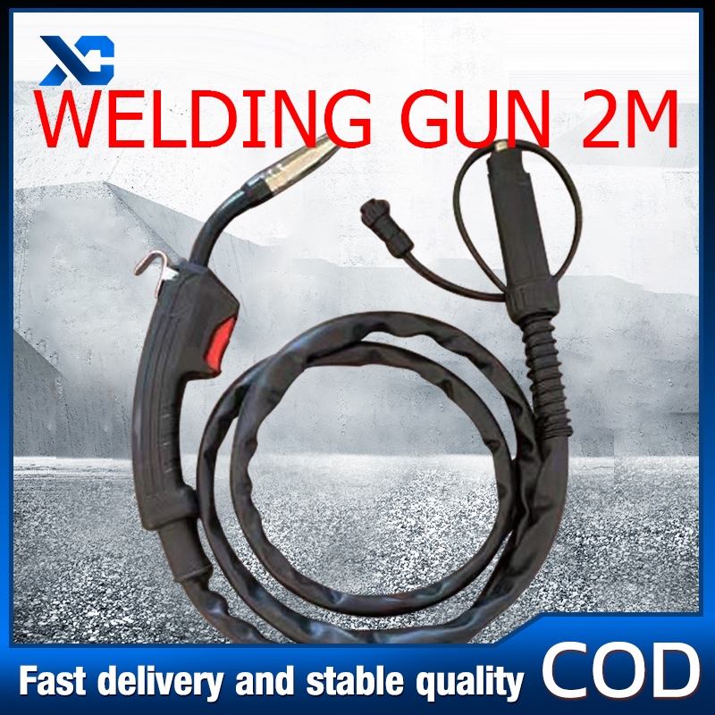 MIG135 Welding Torch Replacement - 100A 2M Non-Gas Flux Core Welder Gun For Semi-Automatic Machines