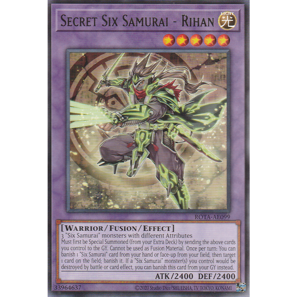 ROTA-AE099 Secret Six Samurai - Rihan (R) | Shopee Philippines