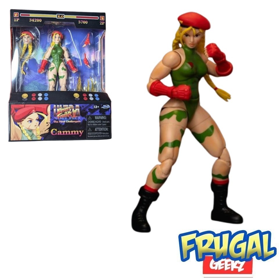 IN STOCK! Ultra Street Fighter II CAMMY 6 Scale Action Figure by JADA Toys
