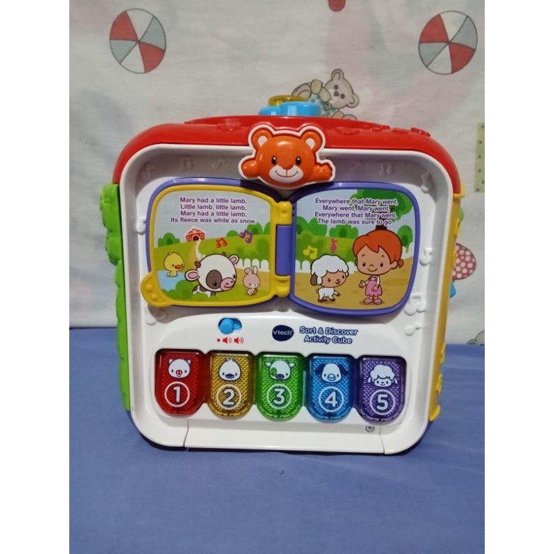 VTECH ACTIVITY CUBES ( ISSUE: #3 BOTTON NOT WORKING) | Shopee Philippines