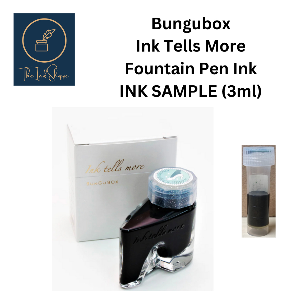 Bungubox Ink Tells More Fountain Pen Ink Sample (3ml) | Shopee Philippines