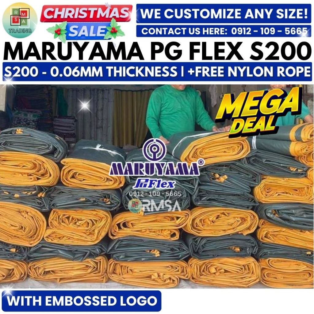RMSA | 6x12FT S200 AUTHENTIC MARUYAMA PG FLEX S200 TRAPAL HIGH QUALITY ...