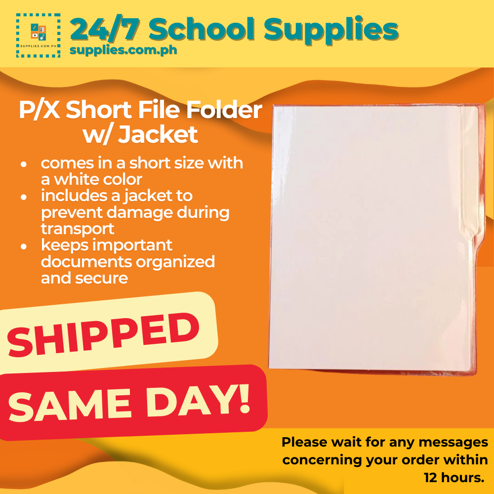 Folder (P/X) File Folder w/Jacket Short White | Shopee Philippines