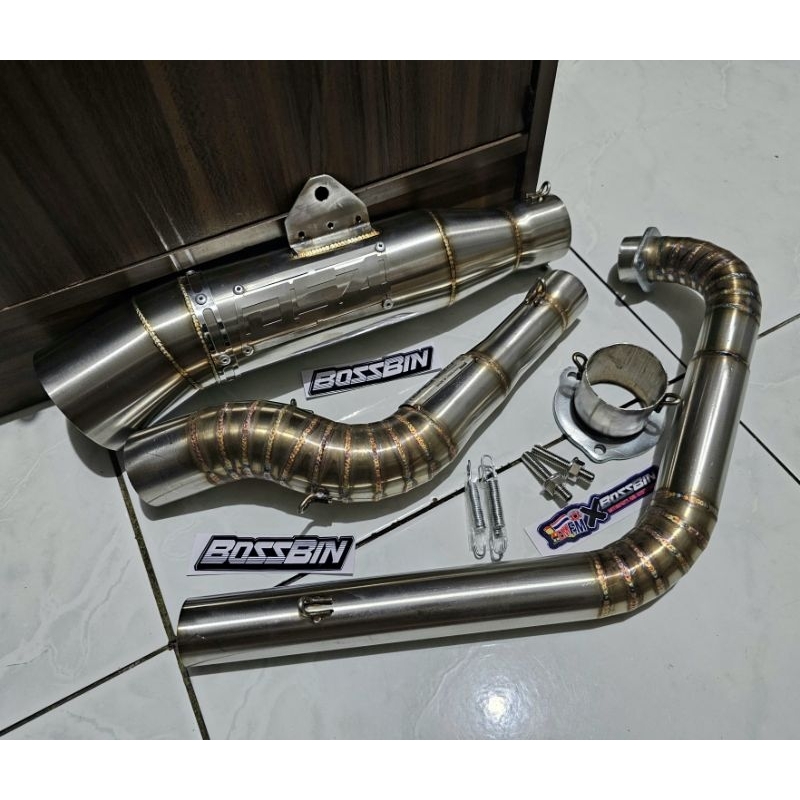 Open Specs Exhaust Pipe High Mount Raider150 Carb / Fi W/ Spring Free ...