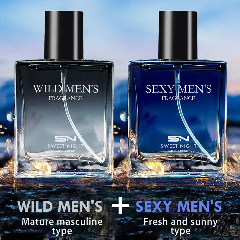 sweet night men's perfume woody musk fresh scent 50ml boyfriend