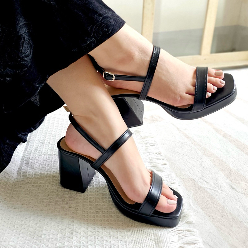 Chunky Platform Block 3 Inch Heels MADE IN LILIW Shopee Philippines