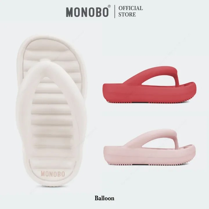 Monobo Original On-Hand Marshmallow Balloon Footwear Sandals | Shopee ...