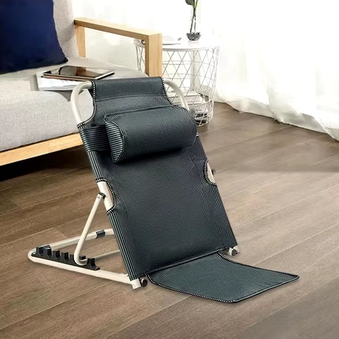 Tatami Lifted Chair Backrest Folding Recliner Adjusted Angle Support Chair  Multifunction Bed Chair