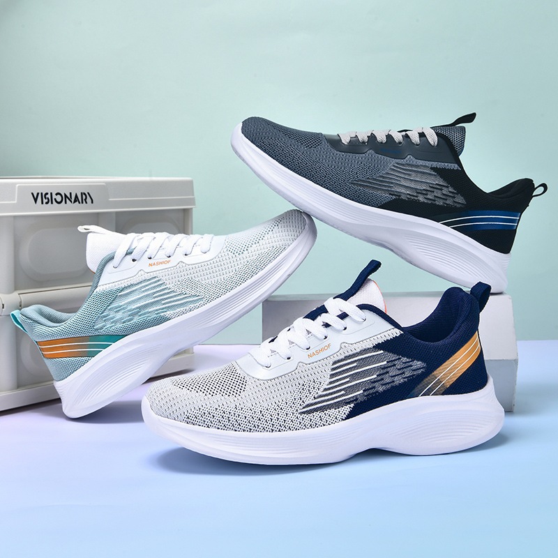 Mesh Breathable Running Shoes Lightweight Soft Sole Comfortable Sports  Shoes Men's Shoes