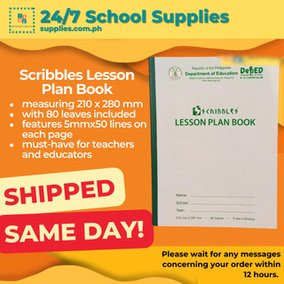 Scribbles Lesson Plan Book 210 X 280 Mm 80 Leaves 5Mmx50 Lines | Shopee ...