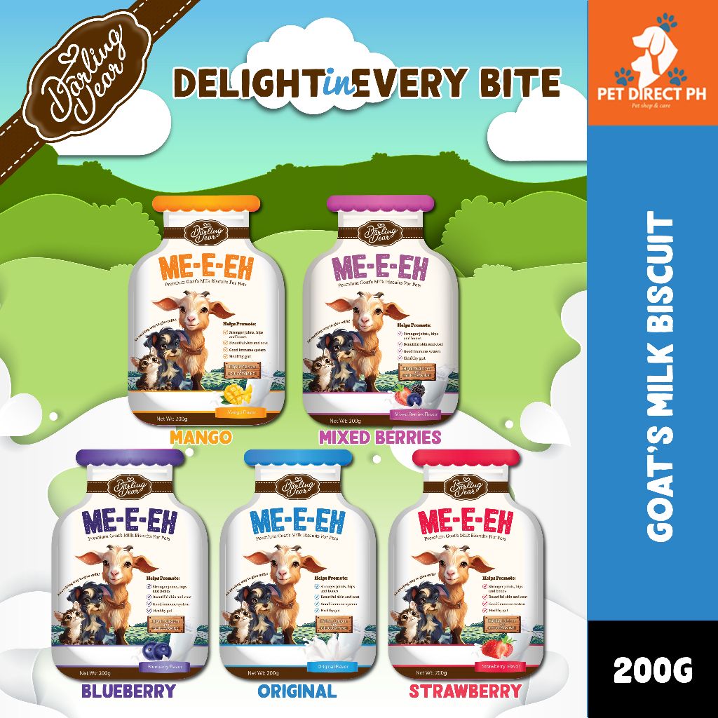 Darling Dear Premium Goat's Milk Biscuits for Pets (Cats&Dogs) | Shopee ...