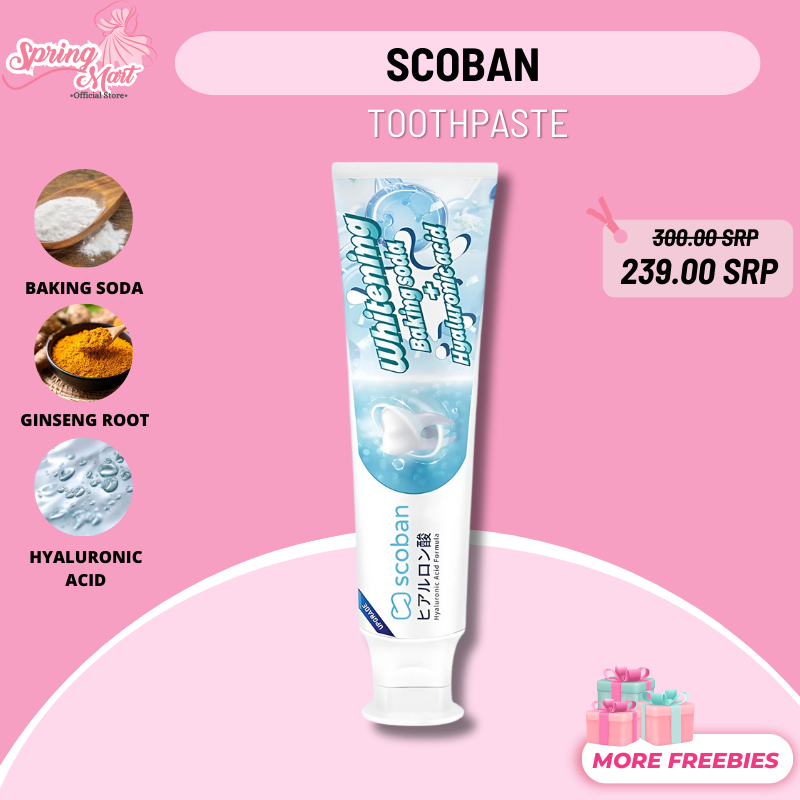 Scoban teeth Whitening toothpaste Peppermint Food Graded Family baking ...