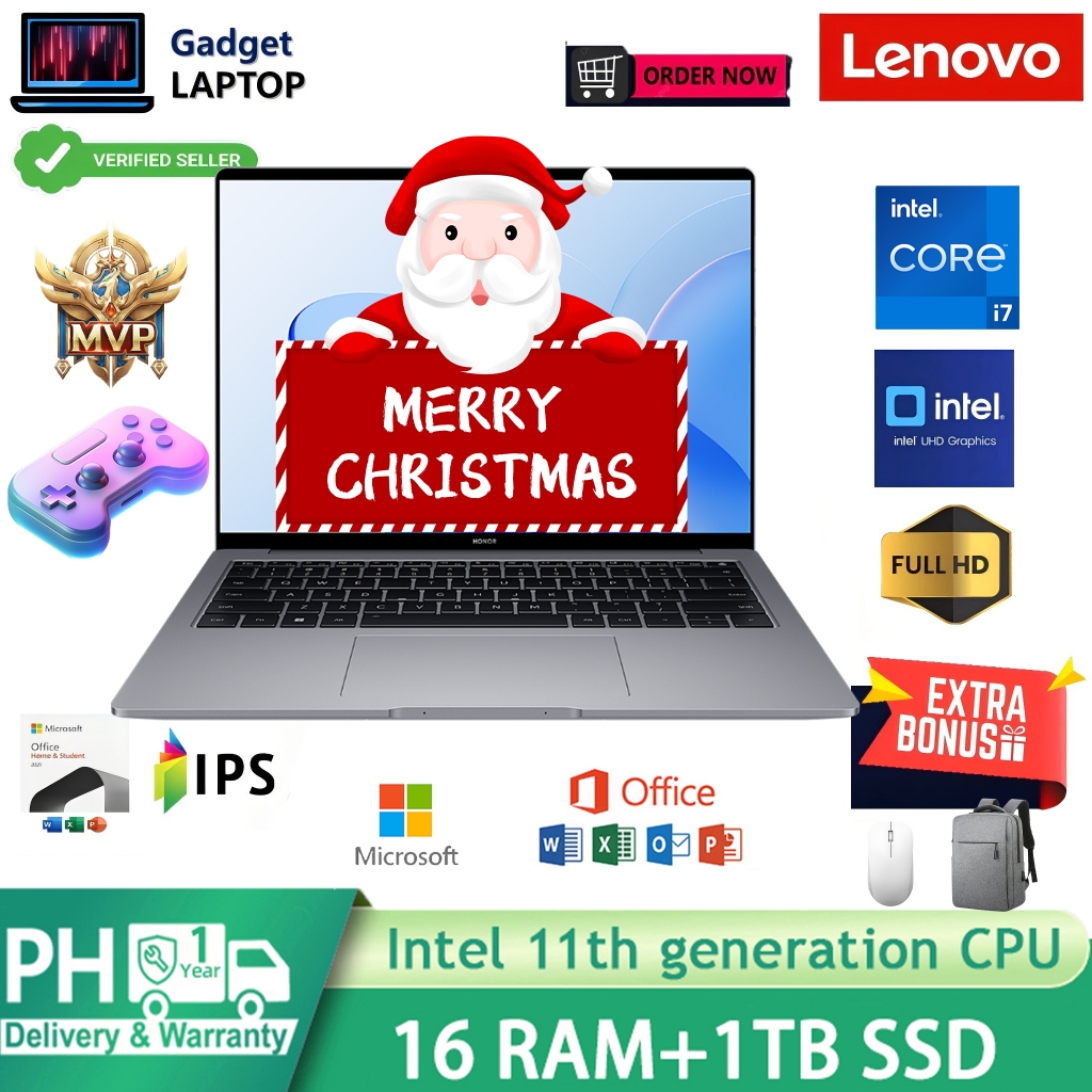 【Christmas Day】lenovo Laptop 15 Inches Intel Core i7 N5095 16GB RAM+ ...