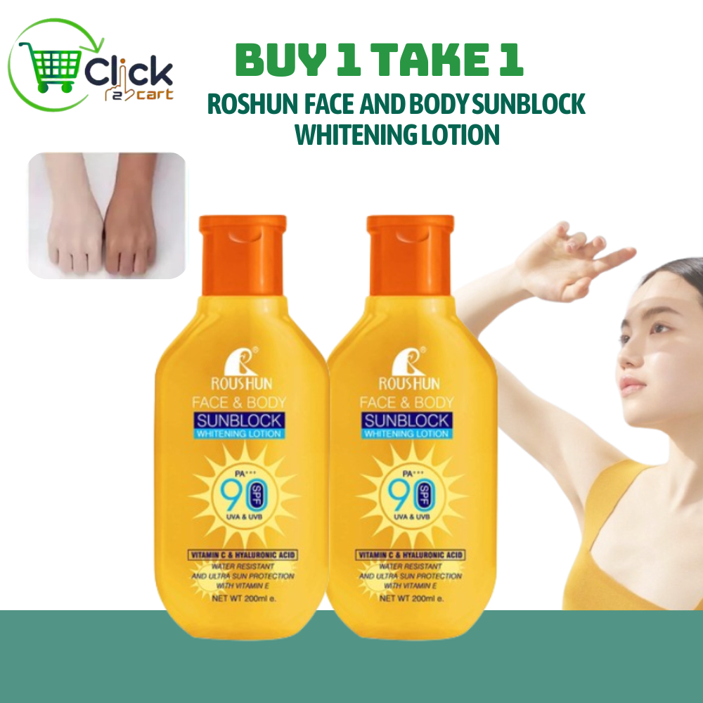 ROSHUN SPF90 Whitening Sunscreen Lotion spf 90 PA++++Lasting ...