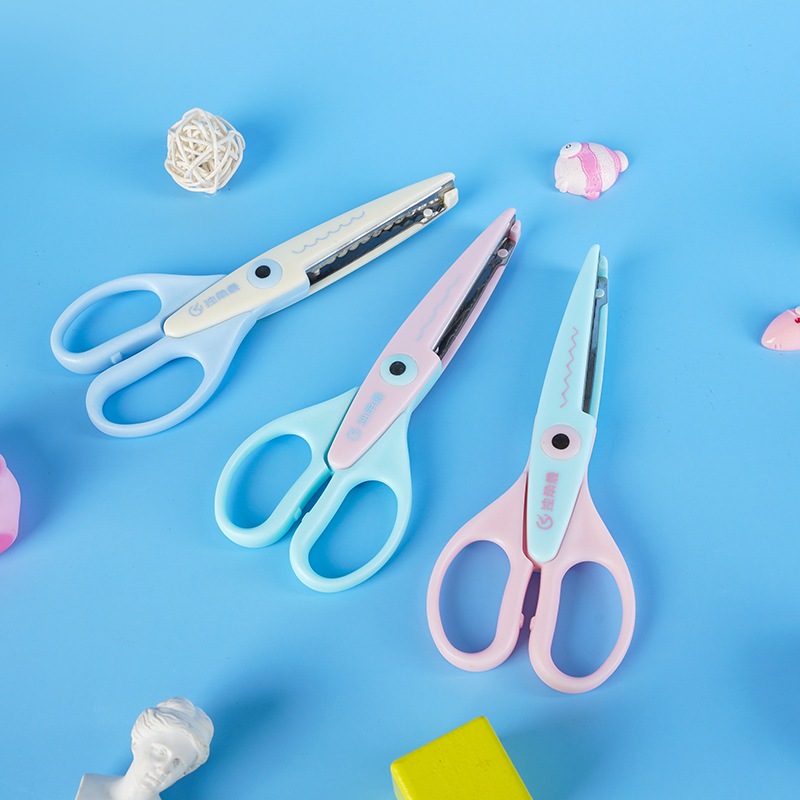 Art & Craft Creative Paper Edger Scissors Lace Scissors 13cm | Shopee ...