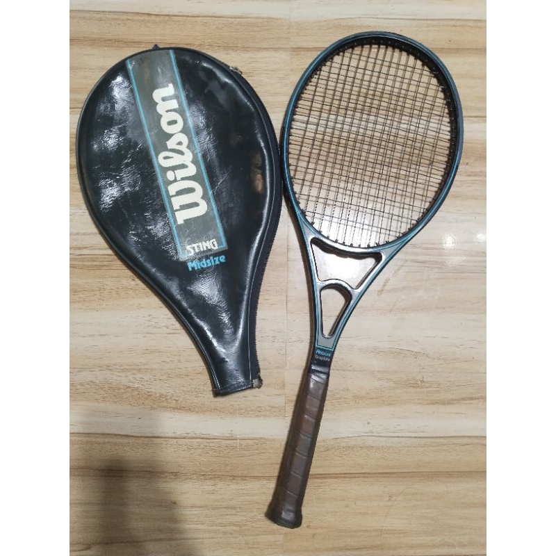 Raquette De Tennis Vintage Wilson Sting Graphite – Grand Tamis, Grip 4 1/2, état Correct