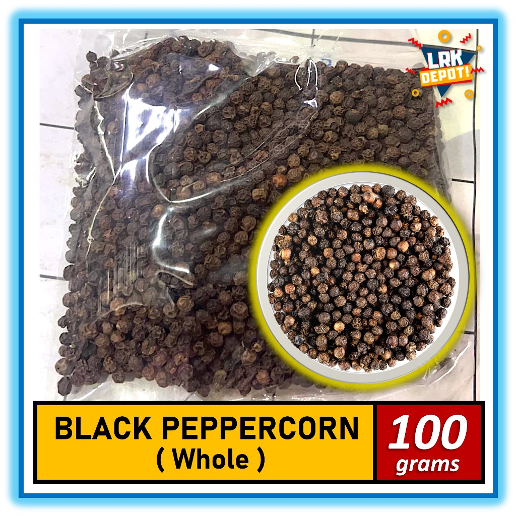Black Peppercorn Whole Premium Peppercorns Pepper - 100g / 250g / 500g ...