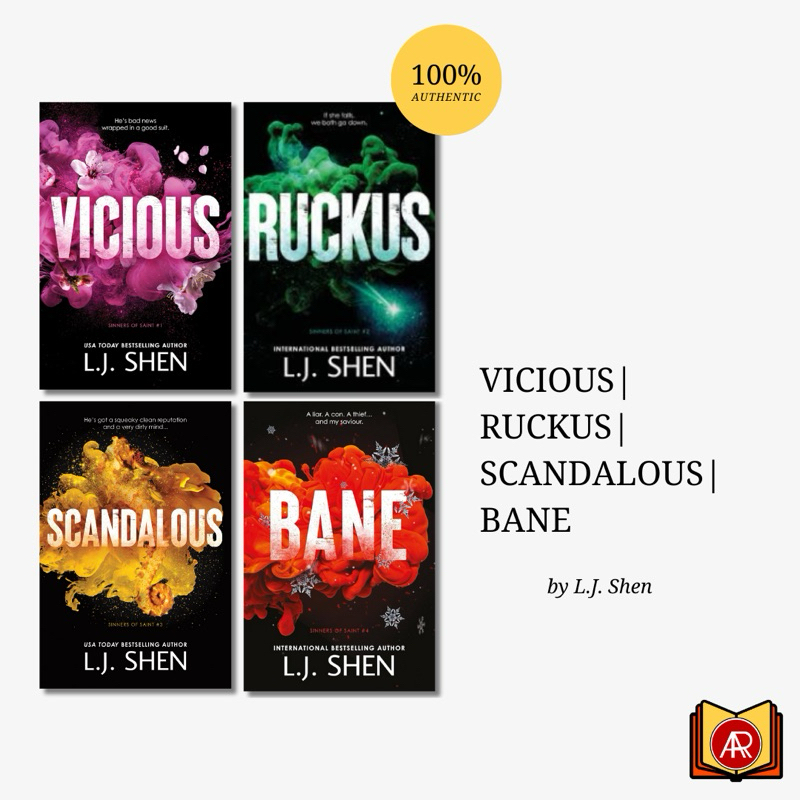 Sinners of Saint Series: Vicious | Ruckus | Scandalous | Bane – L.J ...