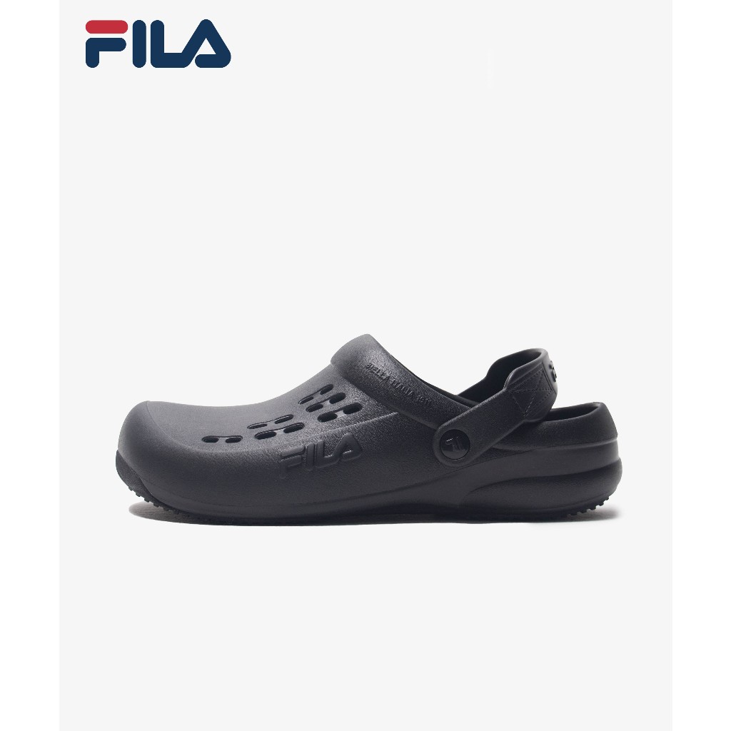 FILA Womens Biella Clogs LS Black | Shopee Philippines