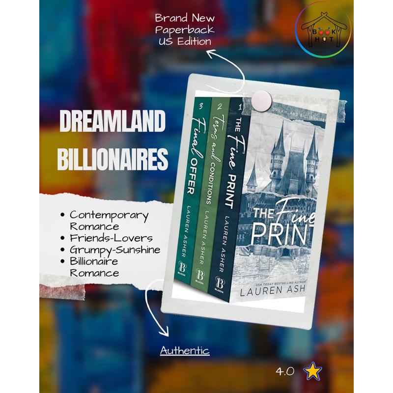 Dreamland Billionaire Series Lauren Asher Shopee Philippines
