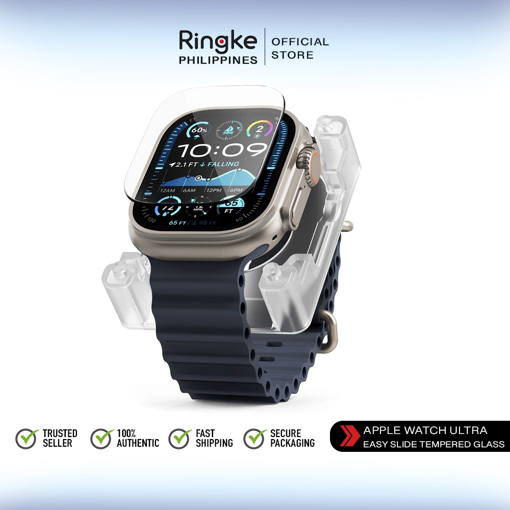 Ringke Easy Slide Tempered Glass for Apple Watch Ultra 1 / Apple Watch ...