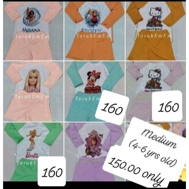 Cartoon characters Rash guard for kids Medium girl 4 up to 6 yrs old ...