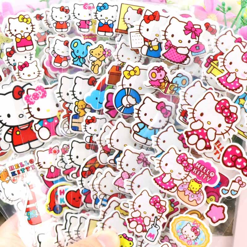Hello Kitty Waterproof Sticker Diy Luggage Sticker Gift Toy Decoration ...
