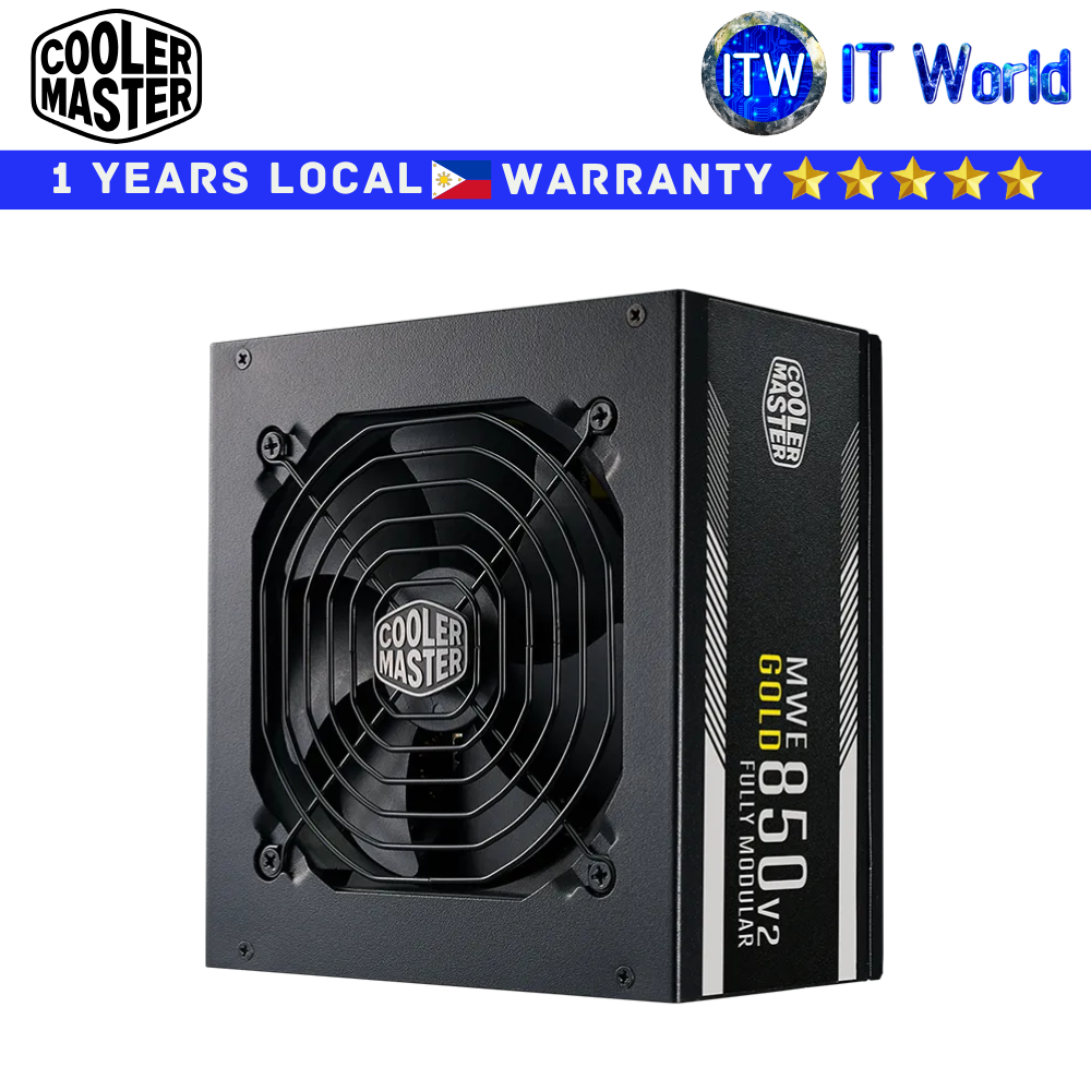 Itw | Coolermaster PSU 850W Power Supply Unit MWE 80+ Gold ATX Fully ...