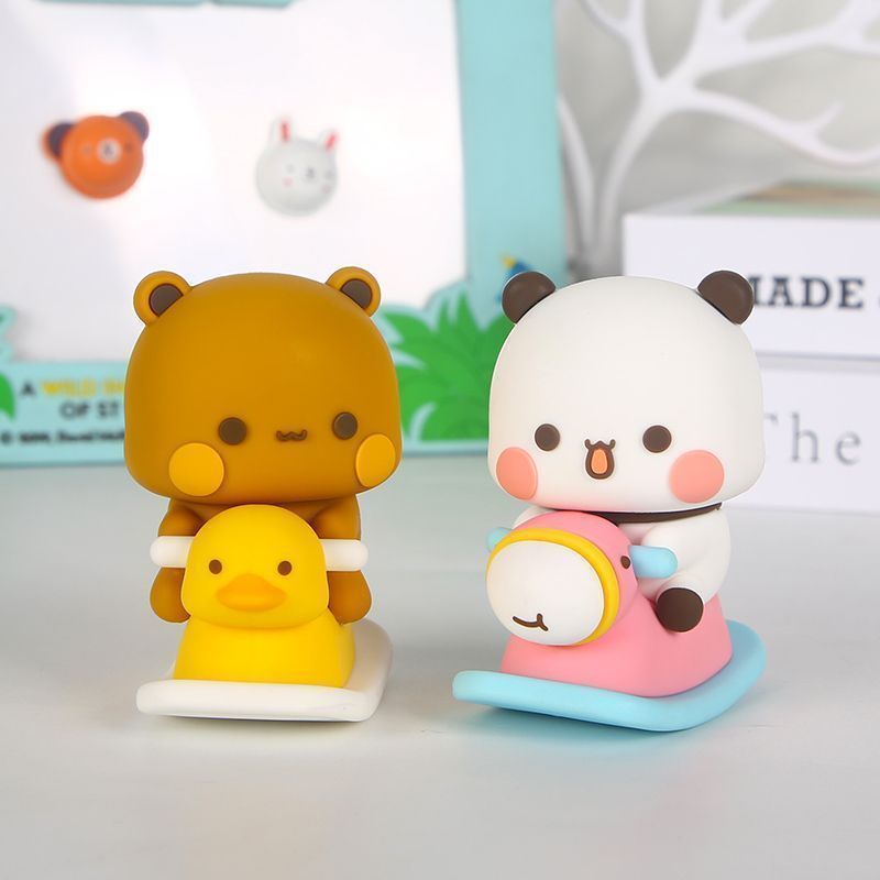 Maomao Collection Bubu and Dudu Ducky Horse Rocking Chair Figurine Cute ...