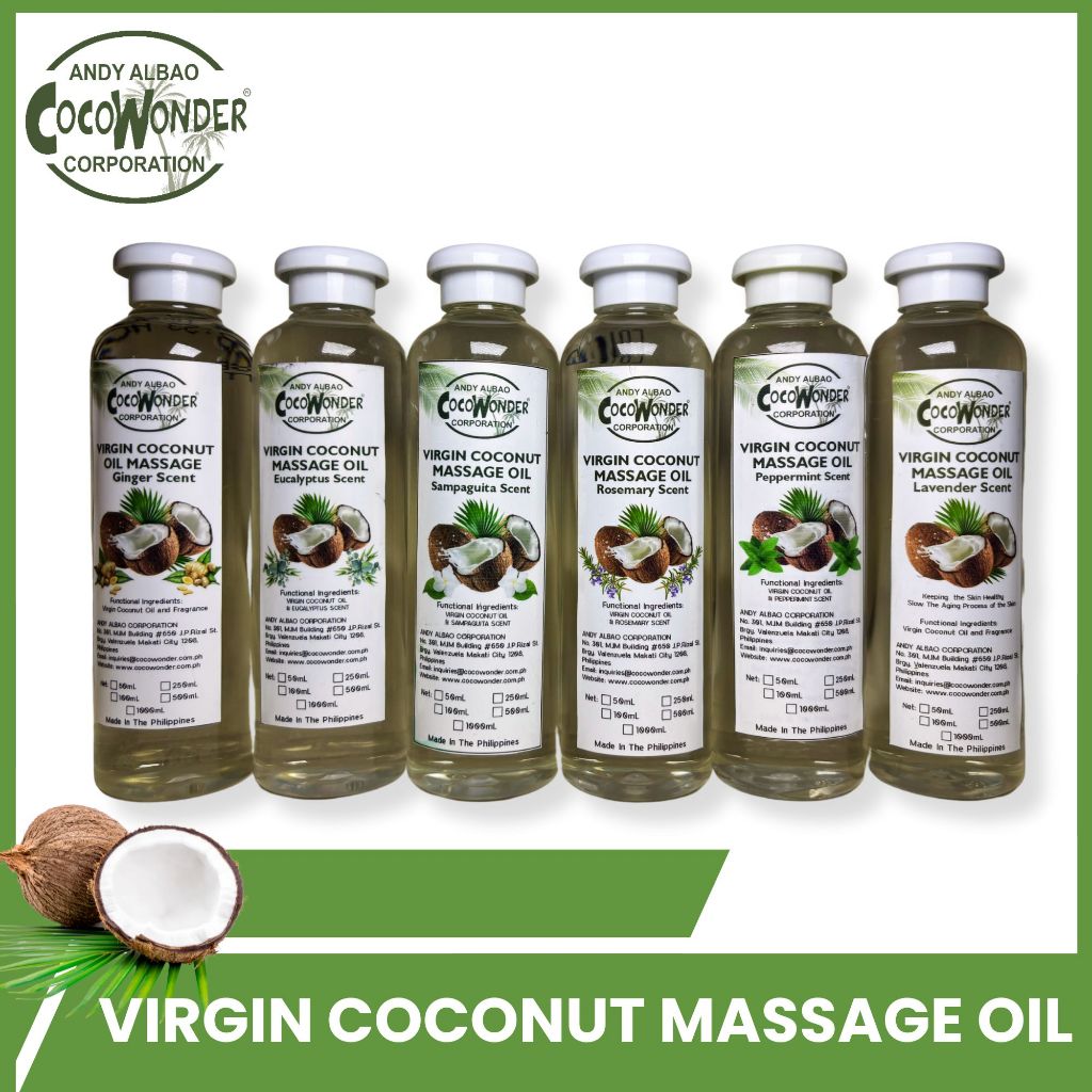 VIRGIN COCONUT MASSAGE OIL | COCOWONDER | 100% CERTIFIED ORGANIC ...