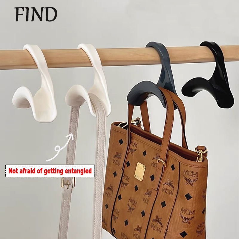 FIND Bag hanger hook Acrylic Handbag Rack Arch hook organizer for bags ...