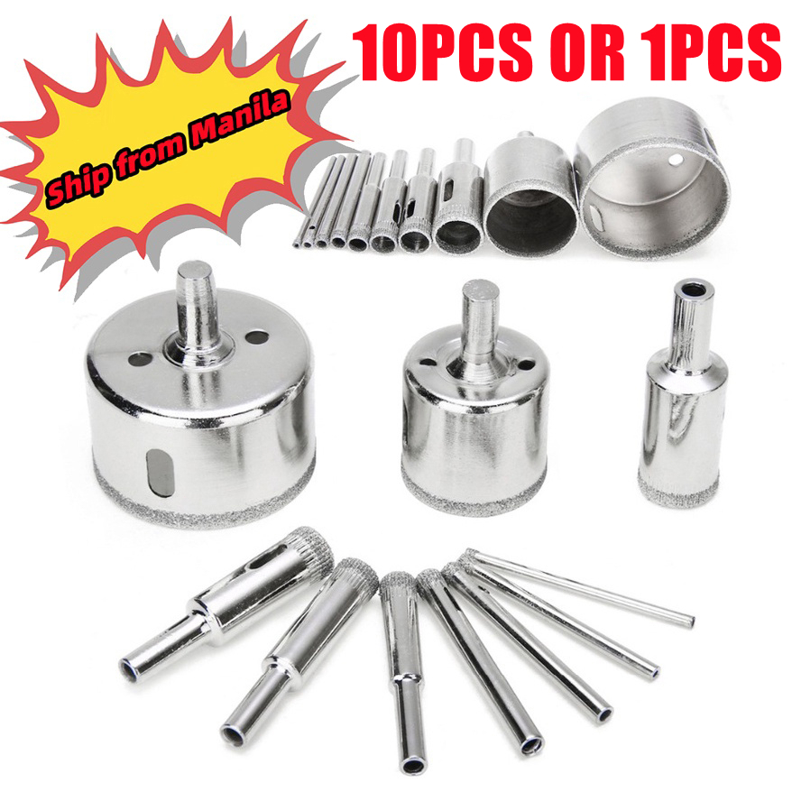 1PCS OR 10PCS/SETS Diamond Hole Saw 3-50mm Drill Bit Saw Set Tile ...