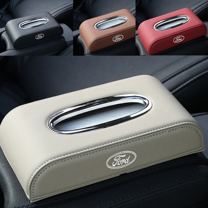 Ford Premium Leather Car Tissue Box Raptor Everest territory escape ...