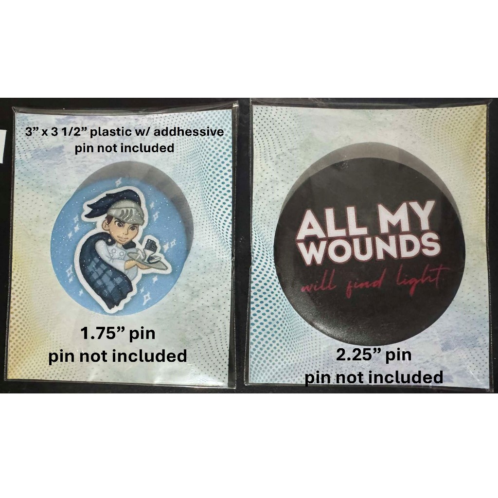 6 pcs Plastic with backcard for button pins | Shopee Philippines