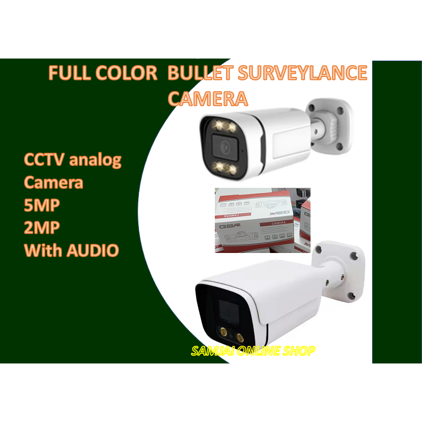 Full Color CCtv Camera 5MP 2MP full HD smart human detection security ...