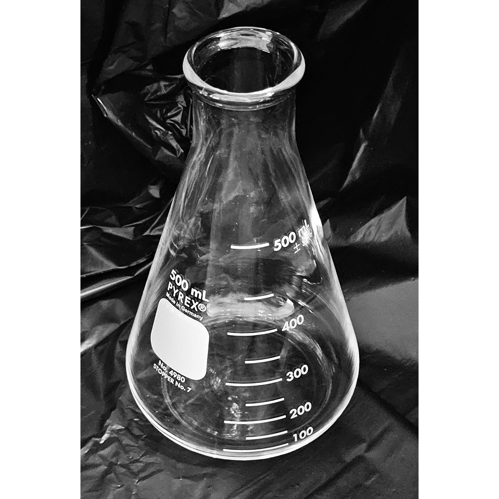 Original PYREX Erlenmeyer Flask 500mL Narrow Mouth Type with Heavy Duty ...