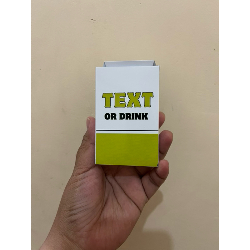 Text Or Drink Pinoy Drinking Card Game 50pcs cards | Shopee Philippines