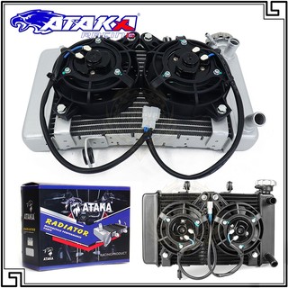 ATAKA Double Fan Radiator Cooling Water Tank Assy Sniper155 Motorcycle ...