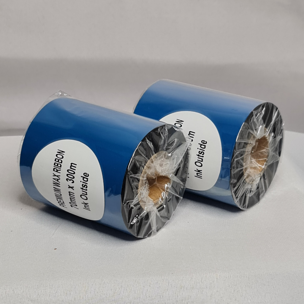 80mm x 300M Premium Wax Thermal Barcode Ribbon Face Outside | Shopee ...