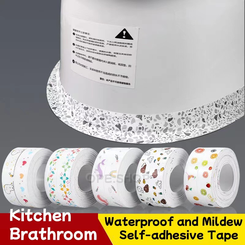 OPE Kitchen Corner Waterproof and Mildew Self-adhesive Tape Stickers ...