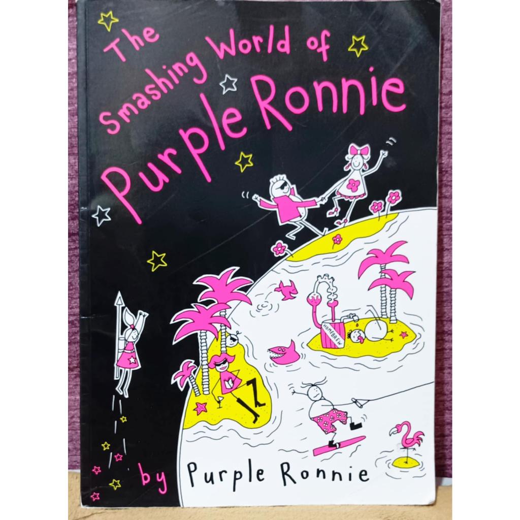 Pre-loved Children's Book, The Smashing World of Purple Ronnie, with ...