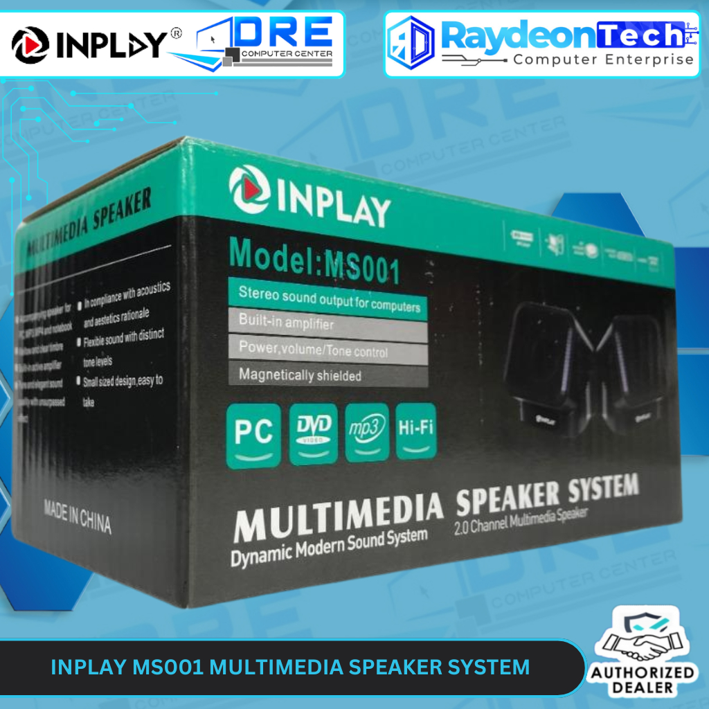 INPLAY MS001 MULTIMEDIA SPEAKER SYSTEM | Shopee Philippines